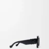 Beveled Square Maxi Anagram sunglasses Black Beveled Square Maxi Anagram sunglasses Black