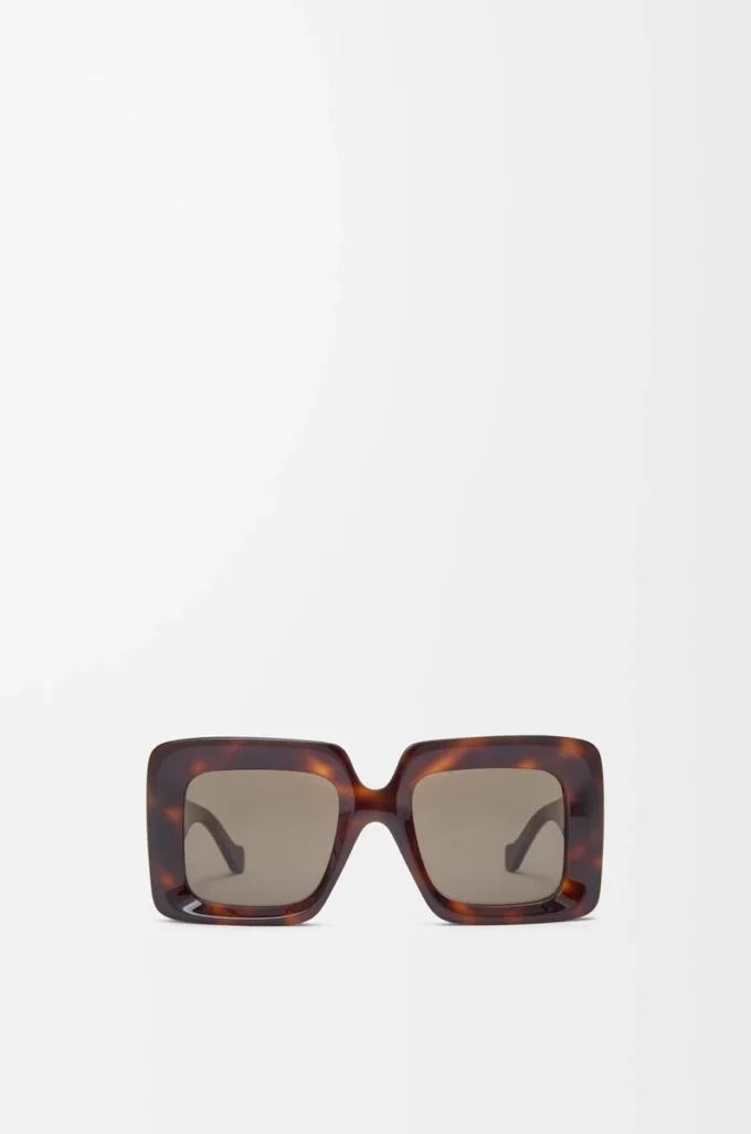 Beveled Square Maxi Anagram sunglasses Havana Beveled Square Maxi Anagram sunglasses Havana