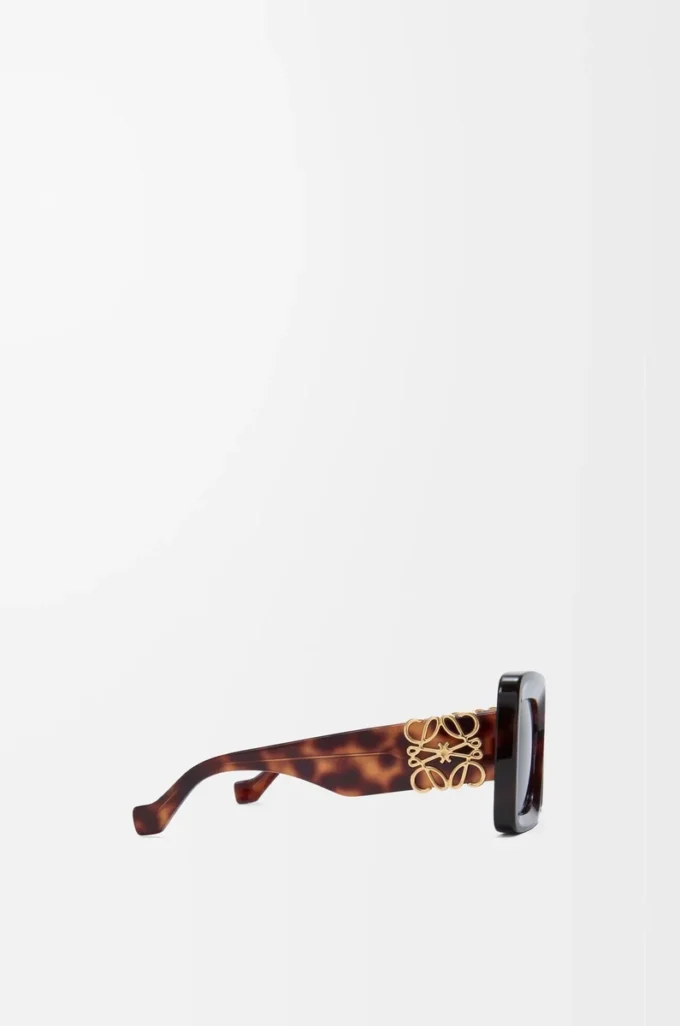 Beveled Square Maxi Anagram sunglasses Havana Beveled Square Maxi Anagram sunglasses Havana
