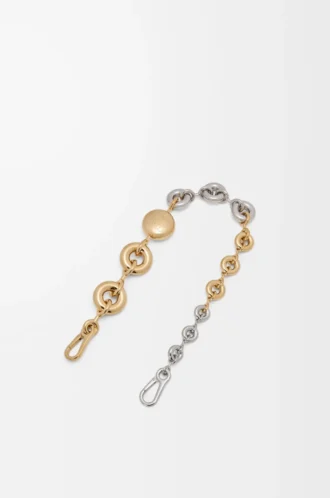 Bicolour donut chain Silver/Gold