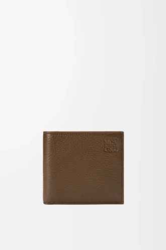 Bifold coin wallet in deerskin Tundra