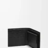 Bifold coin wallet in satin calfskin Black Bifold coin wallet in satin calfskin Black