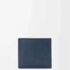 Bifold coin wallet in satin calfskin Indigo Dye Bifold coin wallet in satin calfskin Indigo Dye