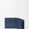 Bifold coin wallet in satin calfskin Indigo Dye Bifold coin wallet in satin calfskin Indigo Dye