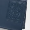 Bifold coin wallet in satin calfskin Indigo Dye Bifold coin wallet in satin calfskin Indigo Dye