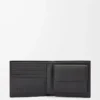 Bifold coin wallet in soft grained calfskin Anthracite Bifold coin wallet in soft grained calfskin Anthracite