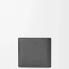 Bifold coin wallet in soft grained calfskin Anthracite Bifold coin wallet in soft grained calfskin Anthracite