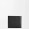 Bifold coin wallet in soft grained calfskin Black Bifold coin wallet in soft grained calfskin Black