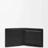 Bifold coin wallet in textured classic calfskin Black Bifold coin wallet in textured classic calfskin Black