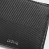 Bifold coin wallet in textured classic calfskin Black Bifold coin wallet in textured classic calfskin Black