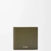 Bifold coin wallet in textured classic calfskin Dark Khaki Bifold coin wallet in textured classic calfskin Dark Khaki