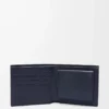 Bifold coin wallet in textured classic calfskin Deep Navy Bifold coin wallet in textured classic calfskin Deep Navy