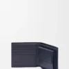 Bifold coin wallet in textured classic calfskin Deep Navy Bifold coin wallet in textured classic calfskin Deep Navy