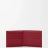 Bifold wallet in classic calfskin Burnt Red Bifold wallet in classic calfskin Burnt Red