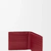 Bifold wallet in classic calfskin Burnt Red Bifold wallet in classic calfskin Burnt Red