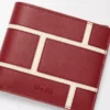Bifold wallet in classic calfskin Burnt Red Bifold wallet in classic calfskin Burnt Red