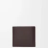 Bifold wallet in satin calfskin Dark Brown Bifold wallet in satin calfskin Dark Brown