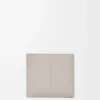 Bifold wallet in satin calfskin Shell Grey