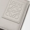 Bifold wallet in satin calfskin Shell Grey