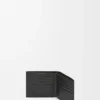 Bifold wallet in soft grained calfskin Anthracite