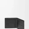 Bifold wallet in soft grained calfskin Black