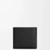 Bifold wallet in soft grained calfskin Black