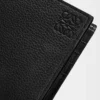 Bifold wallet in soft grained calfskin Black