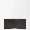 Bifold wallet in textured classic calfskin Dark Grey Bifold wallet in textured classic calfskin Dark Grey