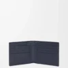 Bifold wallet in textured classic calfskin Deep Navy Bifold wallet in textured classic calfskin Deep Navy
