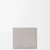 Bifold wallet in textured classic calfskin Shell Grey Bifold wallet in textured classic calfskin Shell Grey