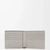 Bifold wallet in textured classic calfskin Shell Grey Bifold wallet in textured classic calfskin Shell Grey