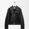Biker jacket in nappa lambskin Black Biker jacket in nappa lambskin Black