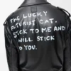 Biker jacket in nappa lambskin Black Biker jacket in nappa lambskin Black