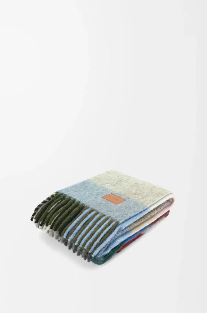 Blanket in alpaca and wool blend Multicolor Blanket in alpaca and wool blend Multicolor