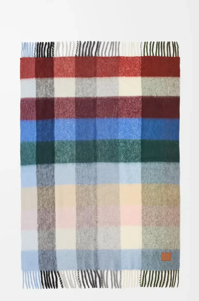 Blanket in alpaca and wool blend Multicolor Blanket in alpaca and wool blend Multicolor