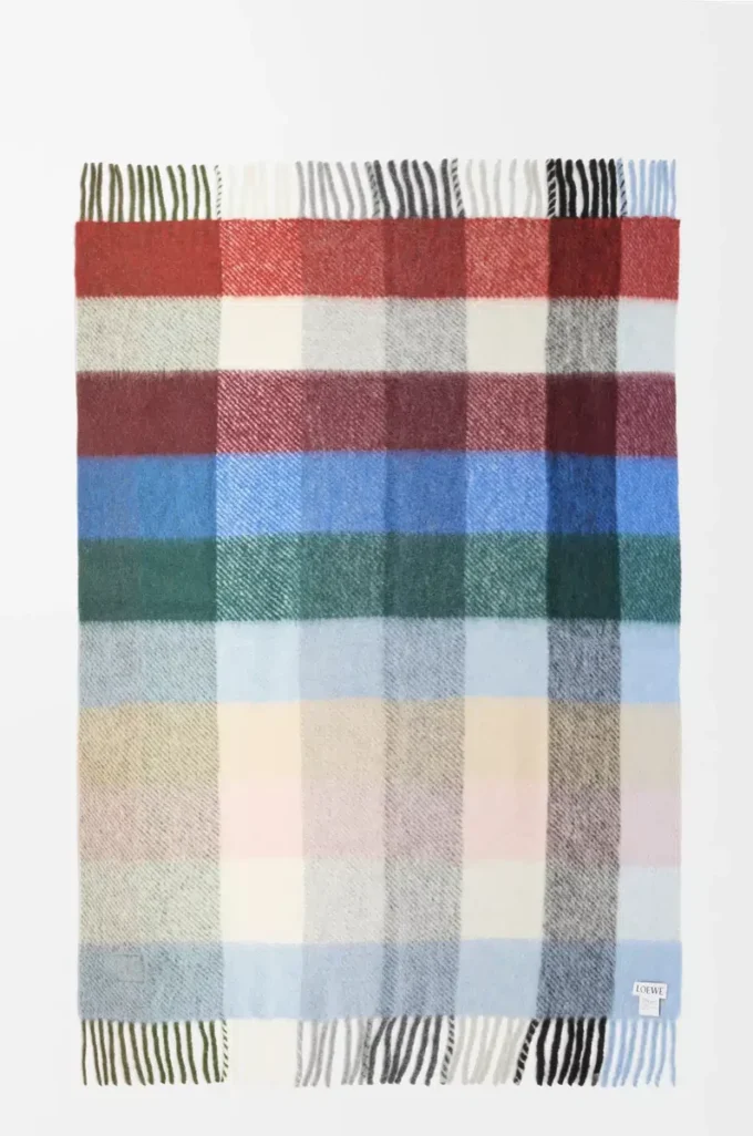 Blanket in alpaca and wool blend Multicolor Blanket in alpaca and wool blend Multicolor