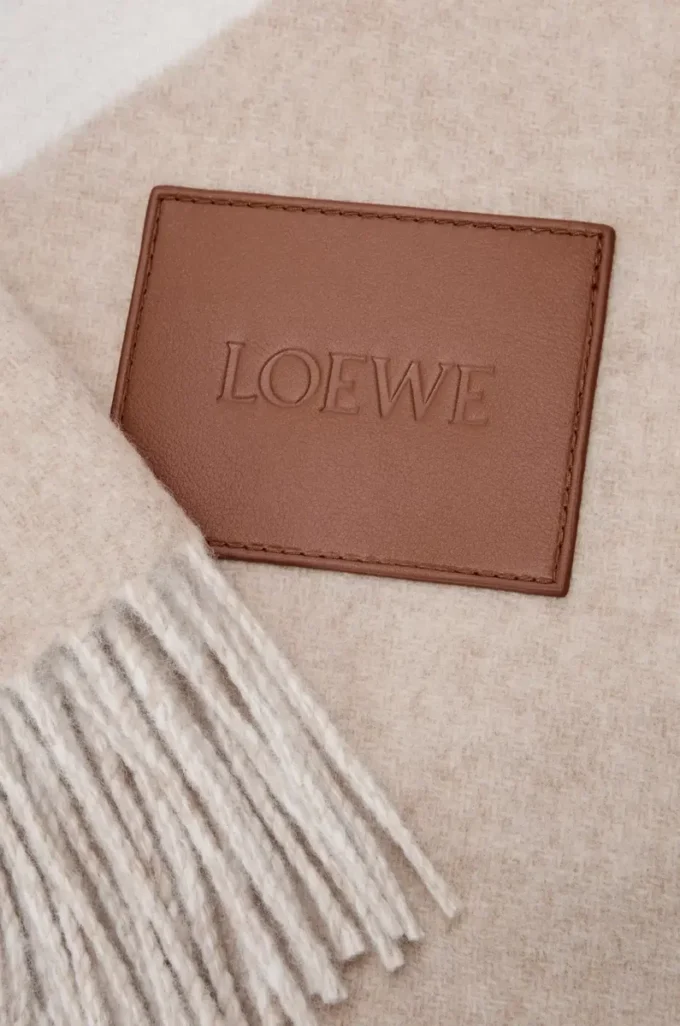 Blanket in wool and cashmere Beige/Ecru Blanket in wool and cashmere Beige/Ecru