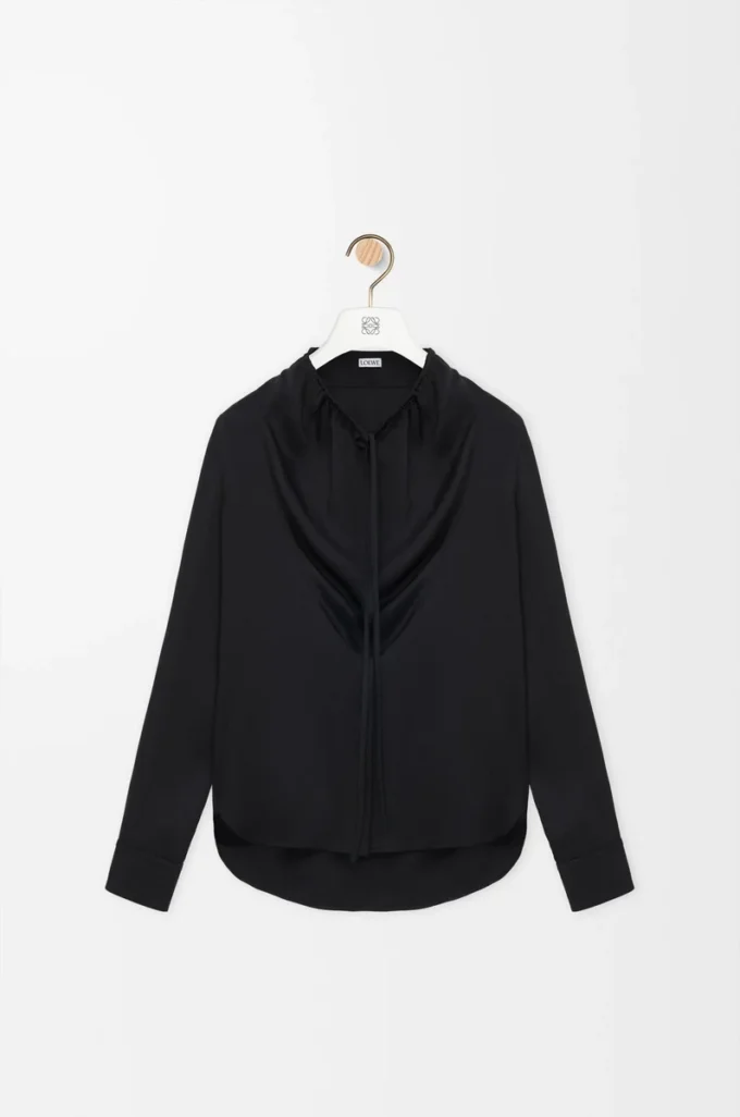 Blouse in silk Black Blouse in silk Black