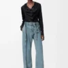 Blouse in silk Black Blouse in silk Black