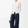 Blouse in silk White Blouse in silk White