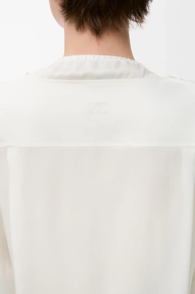 Blouse in silk White Blouse in silk White