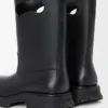 Bobby boot in grained vegetable-tanned calfskin Black
