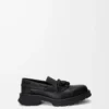 Bobby derby in calfskin and vegetable-tanned calfskin Black Bobby derby in calfskin and vegetable-tanned calfskin Black