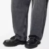 Bobby derby in calfskin and vegetable-tanned calfskin Black Bobby derby in calfskin and vegetable-tanned calfskin Black