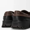 Bobby derby in calfskin and vegetable-tanned calfskin Black/Cacao Bobby derby in calfskin and vegetable-tanned calfskin Black/Cacao