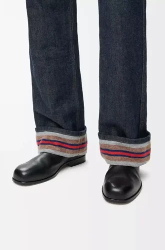 Bobine ankle boot in smooth calfskin Black