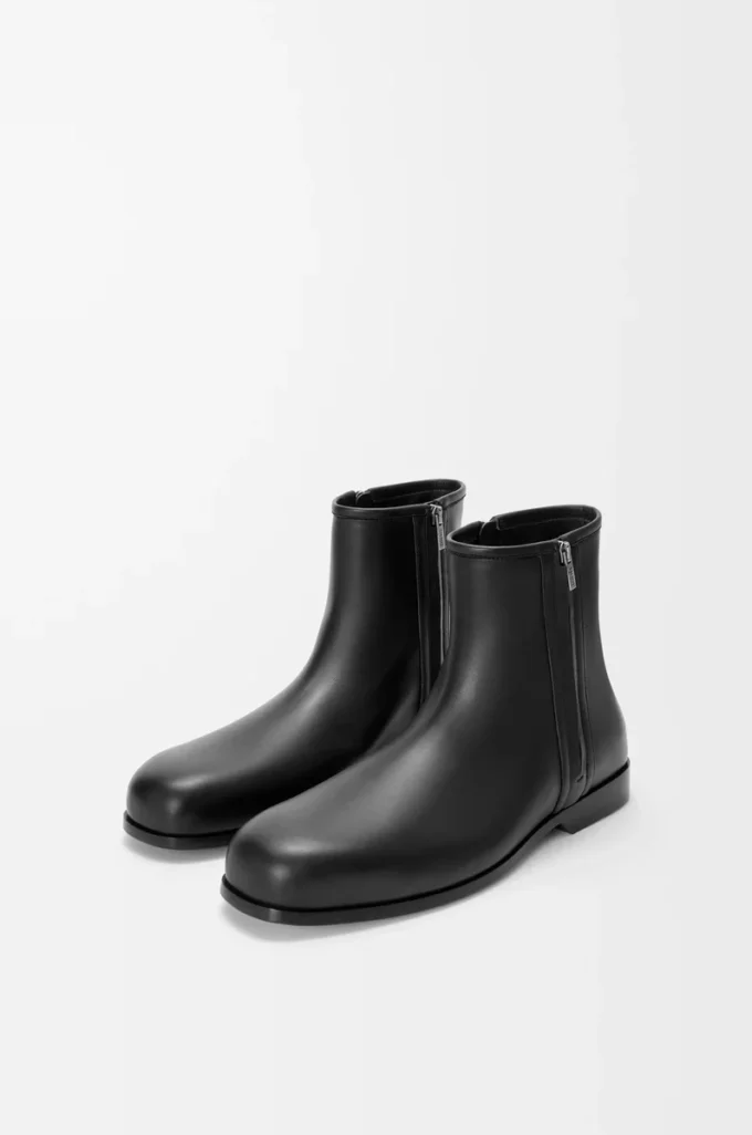 Bobine ankle boot in smooth calfskin Black Bobine ankle boot in smooth calfskin Black