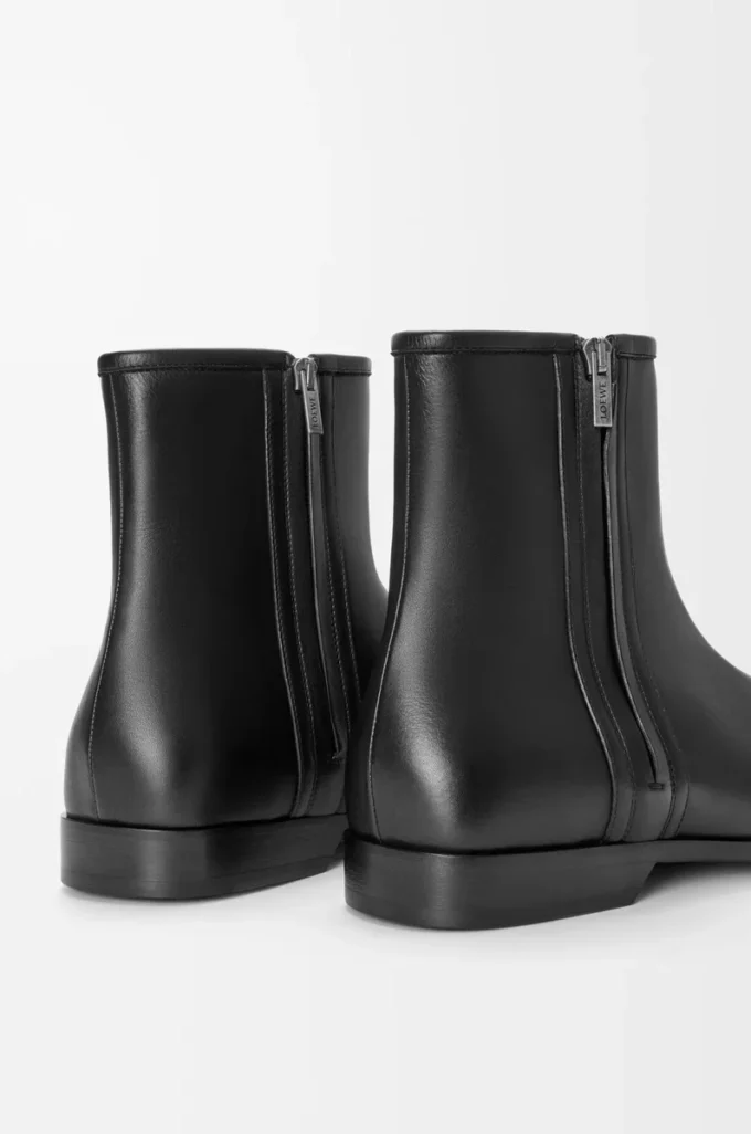 Bobine ankle boot in smooth calfskin Black Bobine ankle boot in smooth calfskin Black