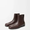 Bobine ankle boot in smooth calfskin Cacao Bobine ankle boot in smooth calfskin Cacao