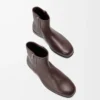 Bobine ankle boot in smooth calfskin Cacao Bobine ankle boot in smooth calfskin Cacao